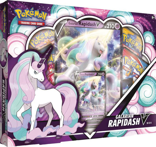 Pokémon Galarian Rapidash V Box SWSH