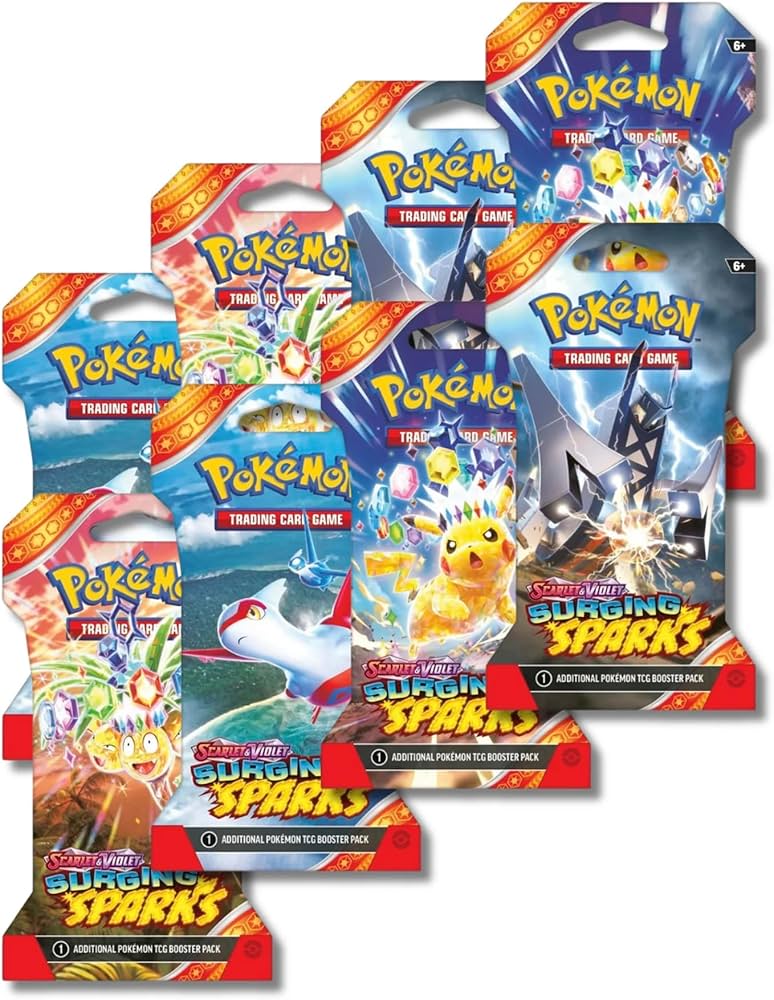 Pokémon Surging Sparks Sleeved Booster Packs (5 Packs)