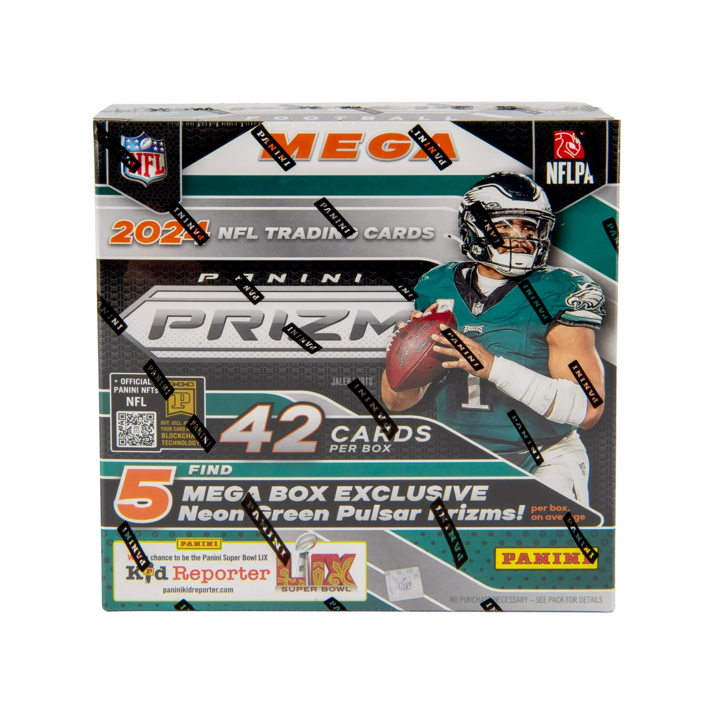 2024 Panini Prizm Mega Box Football (Green & Pink Pulsar)